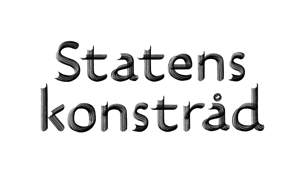 Logotype Statens konstråd